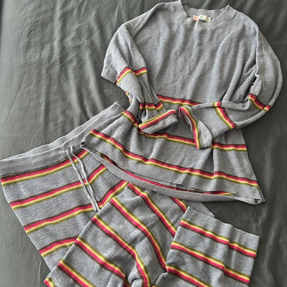 Free People Mariner Sweater Set Dusty Blue | FP Beach